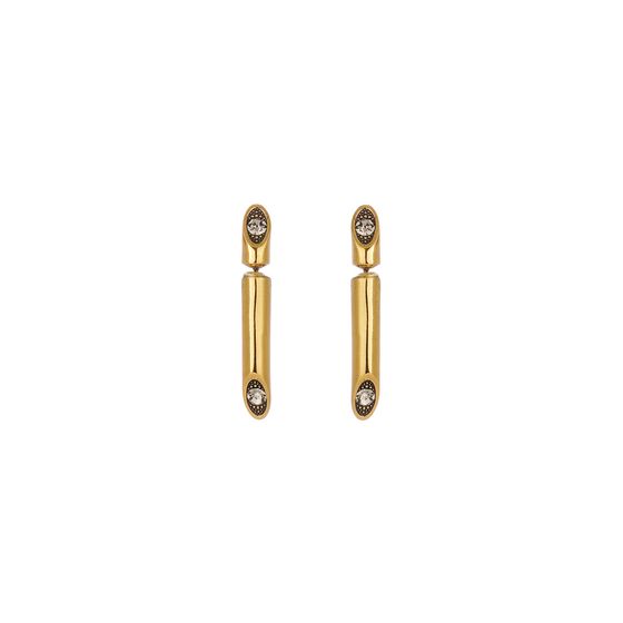 Brinco Midi Liso Style Ouro Vintage